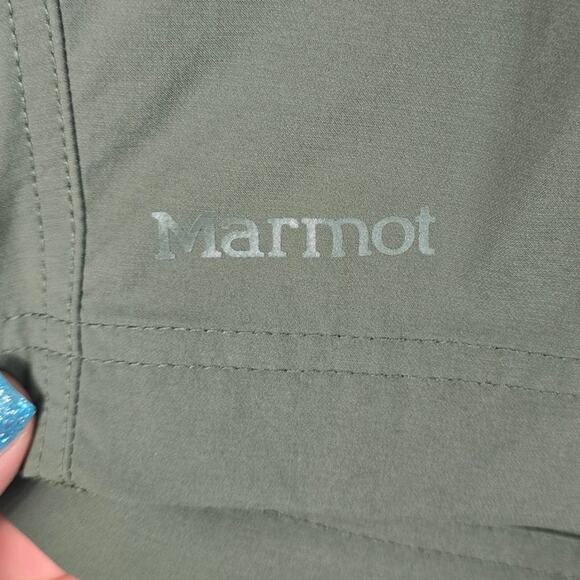 Marmot Forest Green Orange Belt Men's Athletic Shorts XXXL - Picture 2 of 6